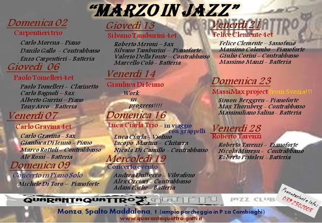 marzo in jazz